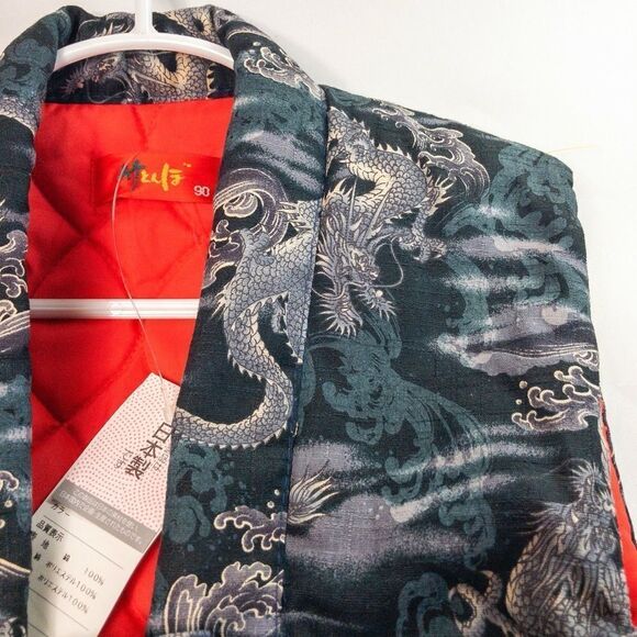 NWT Child’s Quilted Dragon Vest - Jinbaori Style - Picture 2 of 10